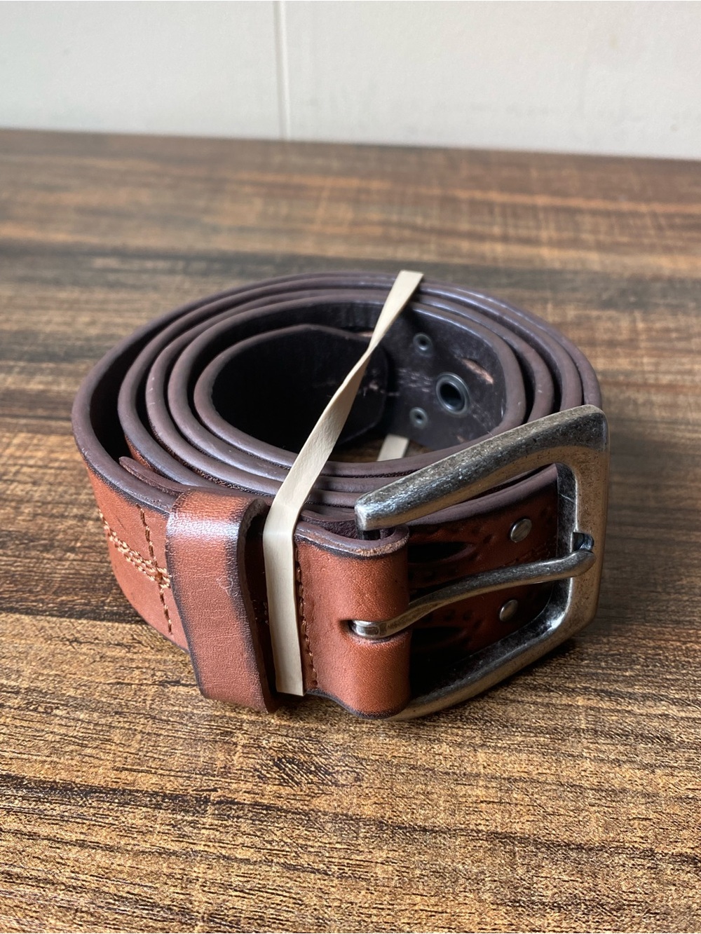 Carhartt Grommet Leather Belt, 36”